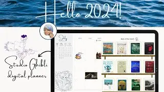 2024 Digital Planner (Studio Ghibli Themed) | Minimalist Planner🪷 Goodnotes Planner on iPad