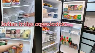Best way to organize fridge |Fridge organization 2025 |Small fridge organization|