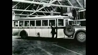 Cummins History: Coast to Coast in a Diesel Powered Bus with Clessie Cummins