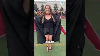 Perbedaan Outfit Wisuda Luar Negeri 🤯😂 #trending #graduation #viralvideo #meme