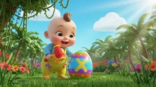 ABC Jungle Surprise Egg Learning Song | nursery rhymes for kids | Baby Song, ABC & Animal Cartoon 🔤🌴