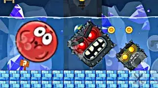 Bounce Ball 8 Adventure - Red Ball Gameplay - First Bosses Fight( No Commentary)