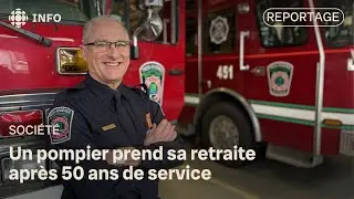 Un pompier prend sa retraite apr&egrave;s 50 ans de service