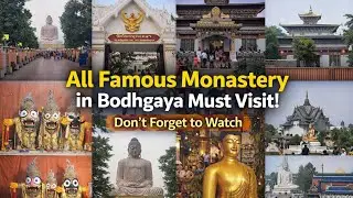 All Country Monasteries in Bodhgaya | Thailand, Japan, Bhutan 🇹🇭🇯🇵🇧🇹 #bodhgaya #bodhgayavlog #travel