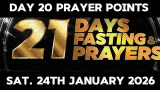 NSPPD 21 Days Fasting And Prayer Points 24th January 2026 (Day 20) With Pastor Jerry Eze