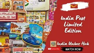 Rare Indian Postal Stamps & Souvenirs | Incredible Philately Collection Unboxing! #viralvideo
