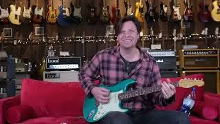 K-Line Springfield S-Style Electric Guitar - Sherwood Green Finish #030532 - Demo by Owen Barry