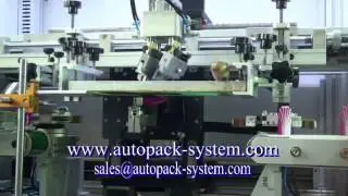 CNC102 for irregular cap printing, servo screen printer 2