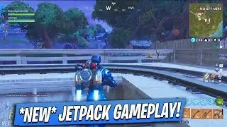 *NEW* JETPACK GAMEPLAY FOOTAGE! (Fortnite Battle Royale)