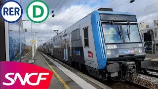 RER D [4K] Du Z20500 IDFM/Transilien à Chantilly - Gouvieux et Garges-Sarcelles