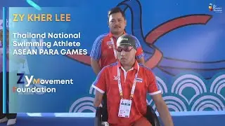 ZY KHER LEE Thailand National Swimming Athlete ASEAN PARA GAMES