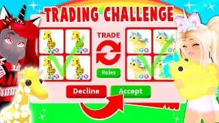 We Traded ANYTHING We Touched With My Best Friend In Adopt Me! (Roblox)