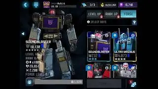 Ranking up SoundBlaster | Transformers: Forged To Fight