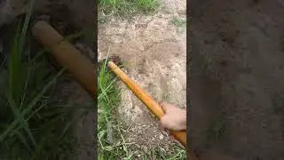 The saw blade steel weeding hoe is strong and durable#weeding artifact#farming#foot blacksmith#short