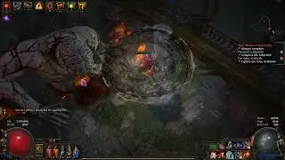 Path of Exile Berserker Sunder Autoexert Warcry Yellow Map