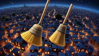 Two Magic Brooms Fly to the Moon + More Nursery Rhymes & Kids Songs