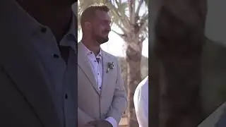This Husband&rsquo;s reaction is PRICELESS #shorts #wedding #cabo