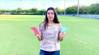 Paper Airplanes Test Flight:  Far Flying Glider versus Dart Plane