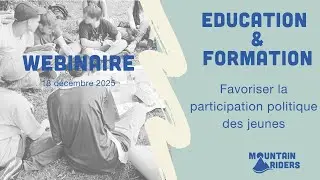 Webinaire - Favoriser la participation politique des jeunes
