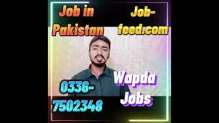 Wapda Jobs 2022 | Copyright Free | Job-feed.com | jobs & study information