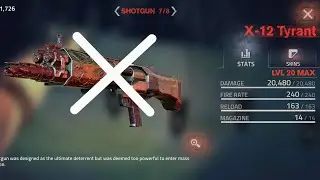 X-12 Tyrant Event Without Legendary Skin - Into The Dead 2