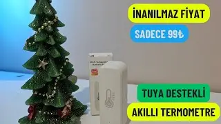 Tuya Destekli Akıllı Termometre İncelemesi | Evinizin Sıcaklığını Telefondan G&ouml;r&uuml;nt&uuml;leyin