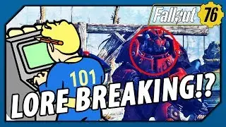 FALLOUT 76 - LORE BREAKING!? THIS could be WHY there is X-01 POWER ARMOR (Theory)