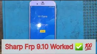 Sharp R1 Sh-03J-605SH-SHV39 Frp Bypass||R1 frp Bypass1000% ✅
