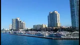 Sailing Into Miami, Royal Caribbean - Vision OTS. 1/16/25