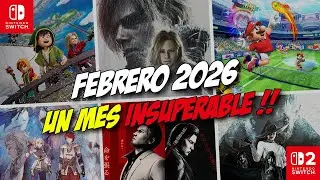 🚨🚨 &iexcl;&iexcl;SON DEMASIADOS!! PR&Oacute;XIMOS juegos NINTENDO SWITCH 1 Y 2 FEBRERO 2026. Lanzamientos SWITCH 1 Y 2