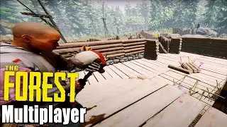 Now Half Way Done With Water Base! | Creepy Mutants Attacks - The Forest Co-op Part 36