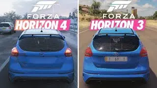 Is Forza Horizon 4's Map SMALLER? (Map & Graphics Comparison)