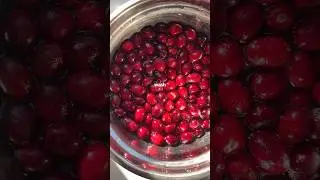 Candied Cranberries #easyrecipe #christmassnacks #viralrecipe