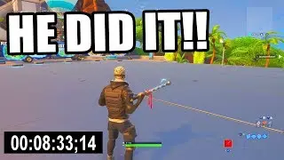 Official WORLD RECORD 100 Level Default Deathrun! (Fortnite Creative)