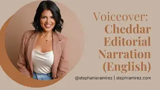 Editorial Narration Voice Over Demo | U.S. Bilingual Female Voice Actor | Cheddar | Steph Ramirez