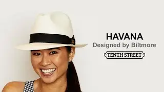 Biltmore Panama Hand Woven Fedora - HAVANA