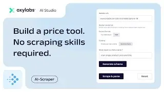 AI Studio: Build a Price Comparison Tool in Minutes With AI‑Scraper