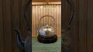 Master Silver Artisan Crafts Exquisite Mercury Kettle | Handmade Tea Set & Cultural Heritage