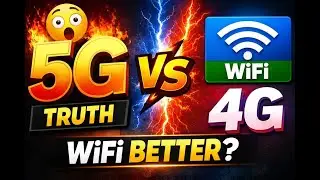 Which is Faster? 5G vs 4G vs WiFi (Speed + Latency)