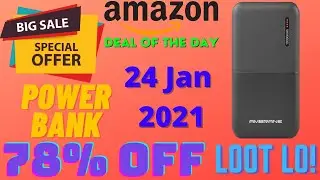 (January 24, 2021) Amazon Deal of the Day - Top 3 POWER BANKS (78% off) | Best Power Bank under 500