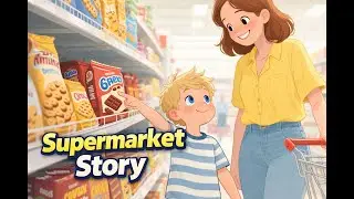 Изучайте английский с помощью истории из супермаркета 🛒 Забавное приключение для детей!