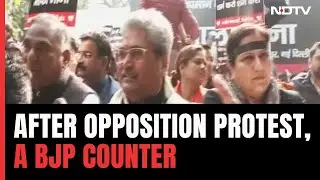 BJP Protest Against Congress 'Insulting' Parliament