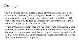 (1) What Is Homeowners Association HOA Insurance