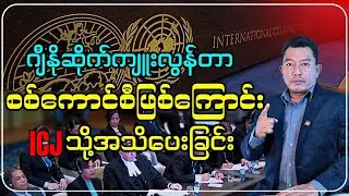 Notifying the ICJ that genocide was committed by the Military Council