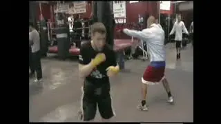 Gleason's Gym Shadow boxe Hector Roca