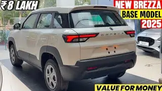 BREZZA 2025 ₹8 LAKH Base model BREZZA New Model | Maruti Brezza New 2025  Price, Full Details Review