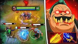 RADIANCE PUDGE = CARRY MONSTER WITH BURN DPS!