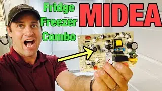 This Midea Refrigerator or Freezer Combo Isn&rsquo;t Cooling or Freezing | Main Control Fix | MRU17F6AWW
