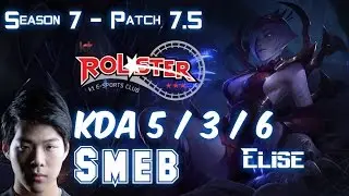 KT Smeb ELISE vs GRAVES Jungle - Patch 7.5 KR Ranked