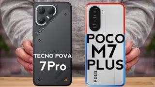 POCO M7 Plus vs TECNO POVA 7 Pro: Full Camera, Battery & Performance Comparison!